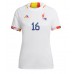 Belgium Thorgan Hazard #16 Replica Away Stadium Shirt for Women World Cup 2022 Short Sleeve